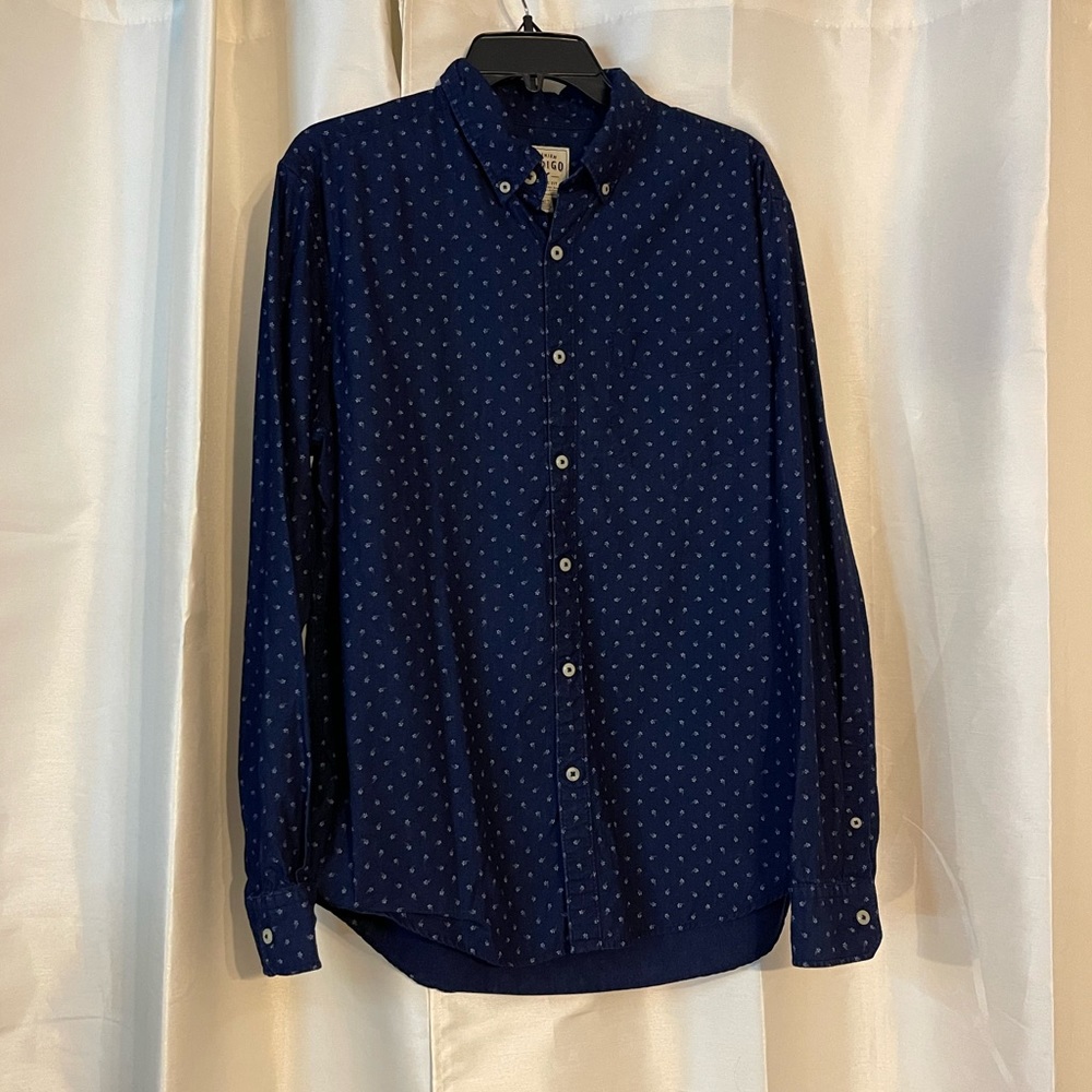 American Eagle Premium Indigo Shirt -NEW